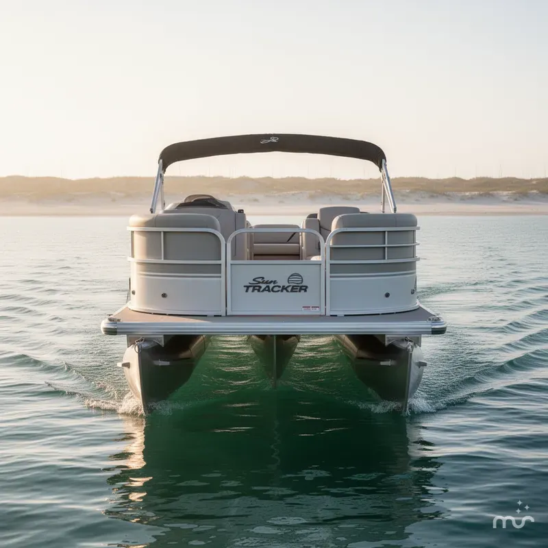 Slide: The Image of Sun Tracker Party Barge 20 DLX 2026 - 2