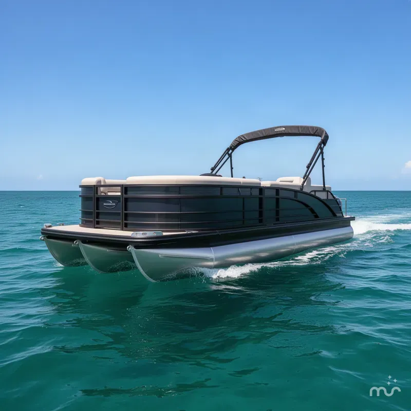 Slide: The Image of Bennington 23RSB Swingback Tritoon 2024 - 1