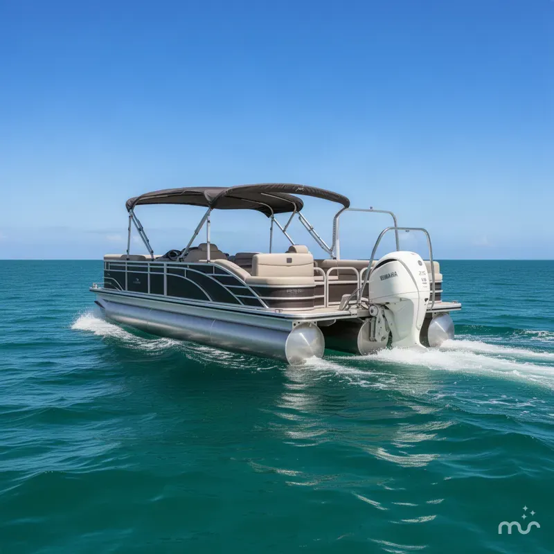 Slide: The Image of Bennington 23RSB Swingback Tritoon 2024 - 2