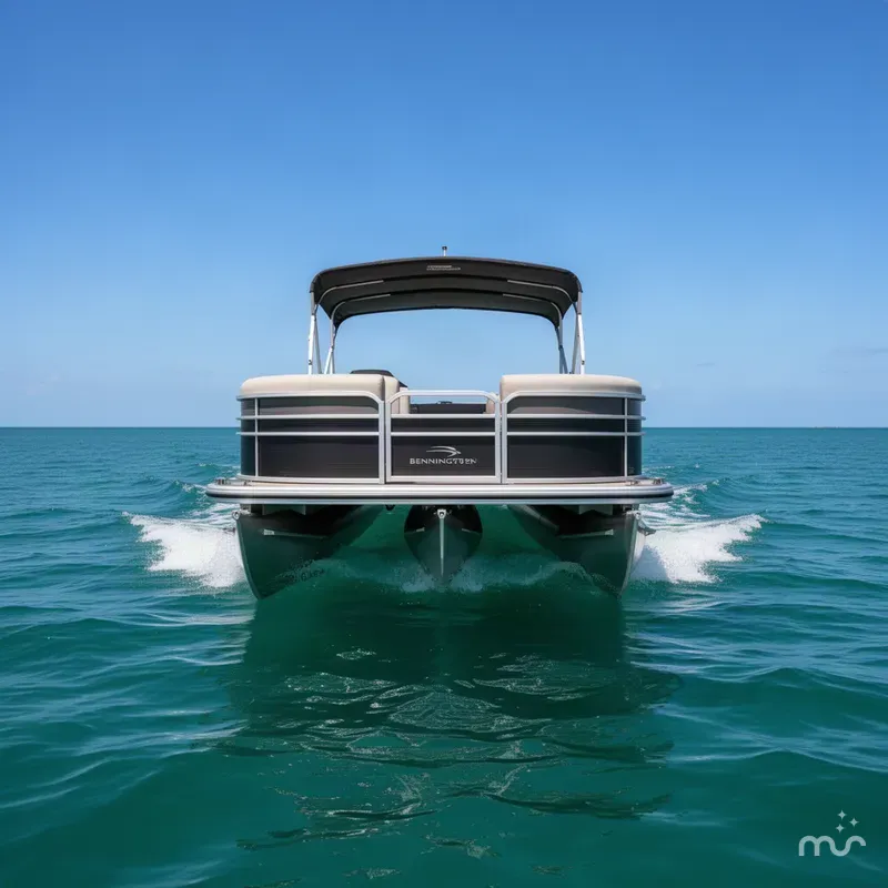 Slide: The Image of Bennington 23RSB Swingback Tritoon 2024 - 3