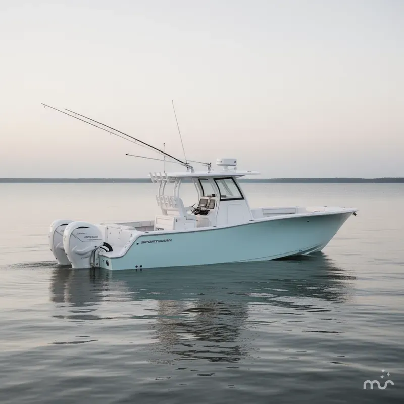 Slide: The Image of Sportsman Open 322 Center Console 2025 - 2