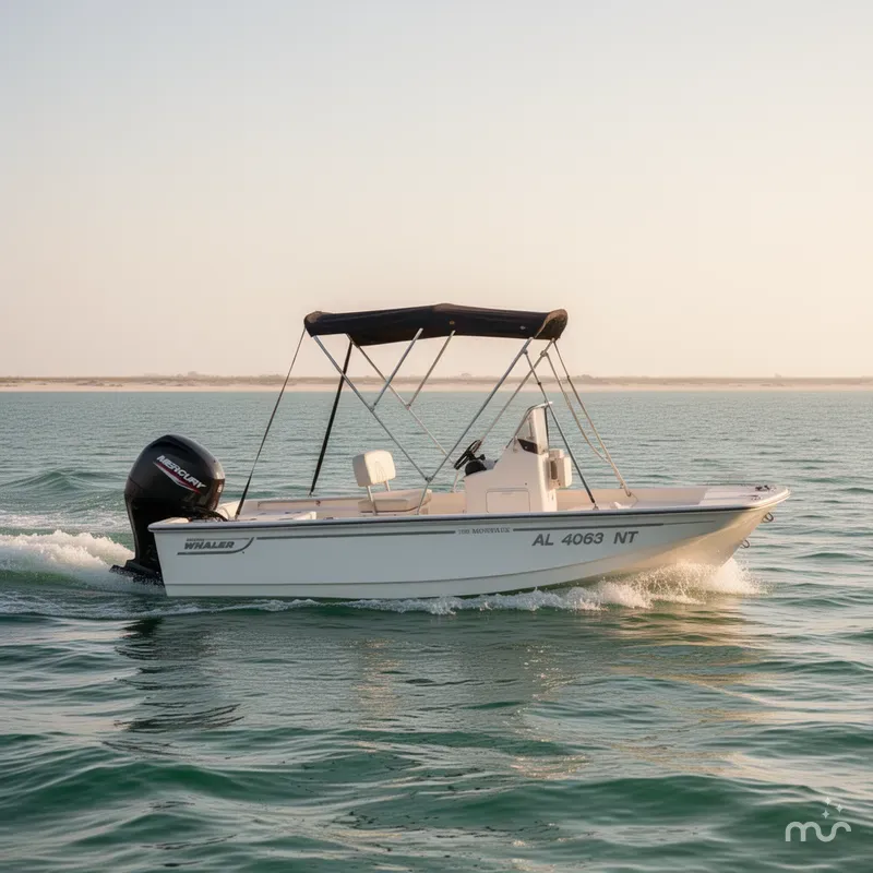 Slide: The Image of Boston Whaler 150 Montauk 2023 - 4