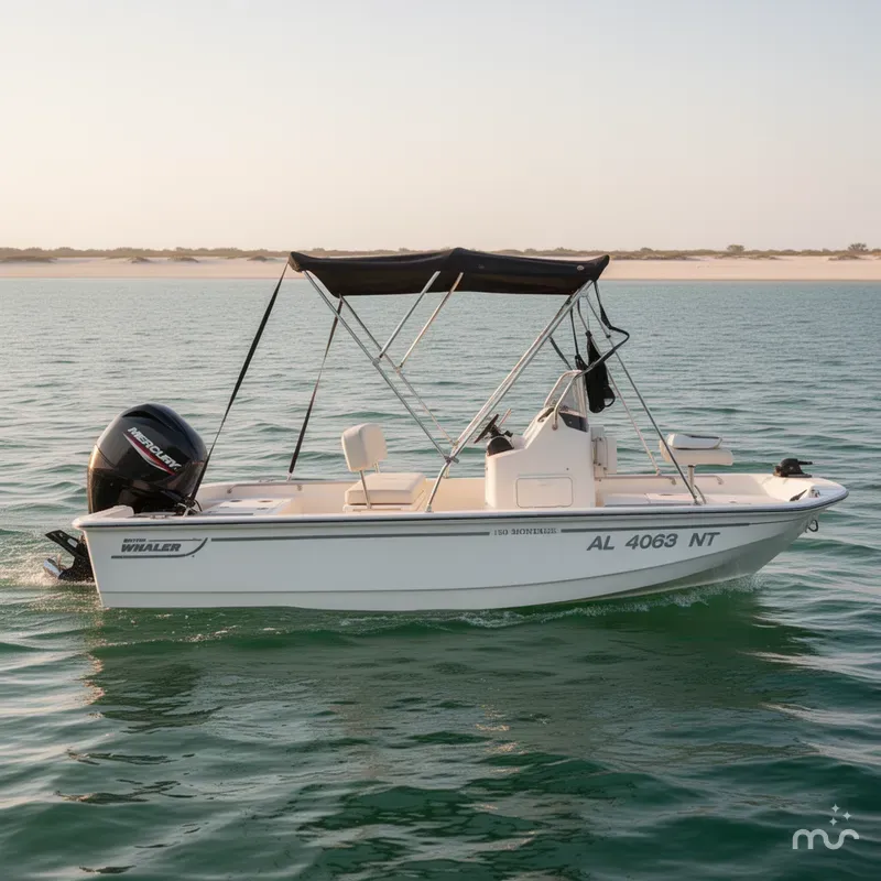 Slide: The Image of Boston Whaler 150 Montauk 2023 - 2