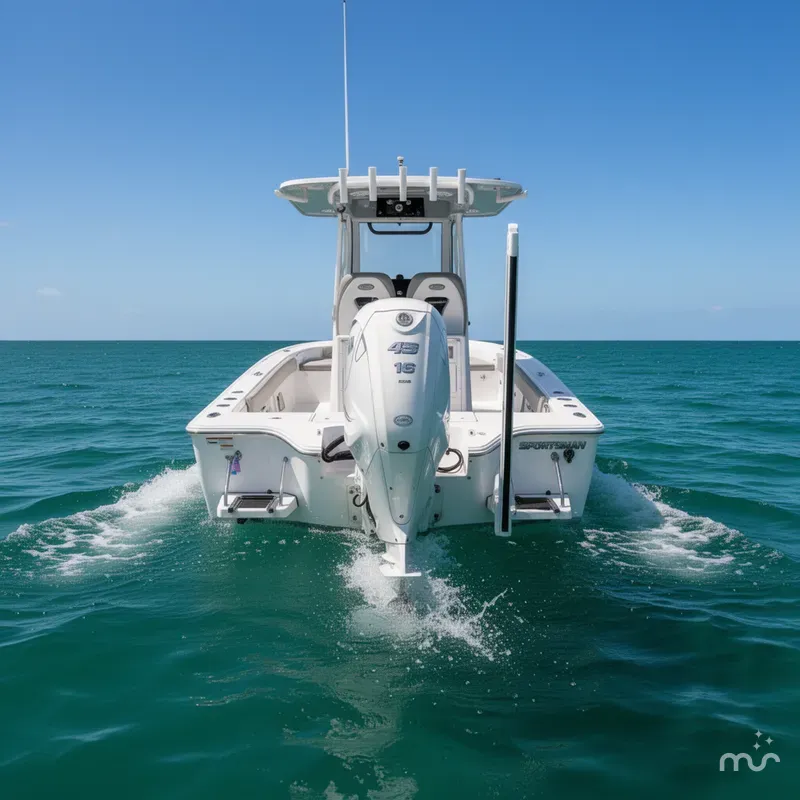 Slide: The Image of Sportsman Masters 267OE Bay Boat 2023 - 3