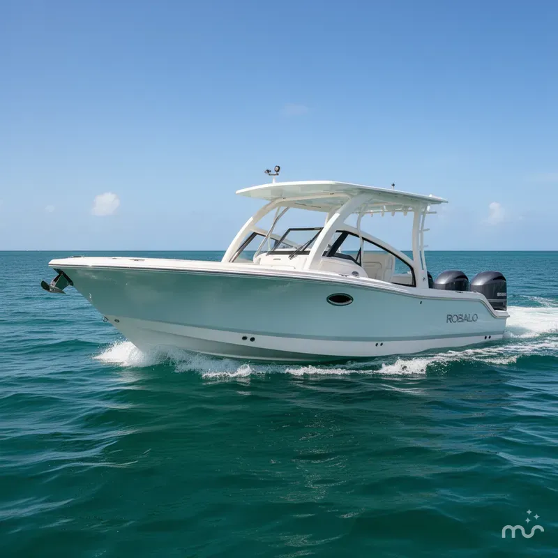 Slide: The Image of Robalo R257 Dual Console 2026 - 2