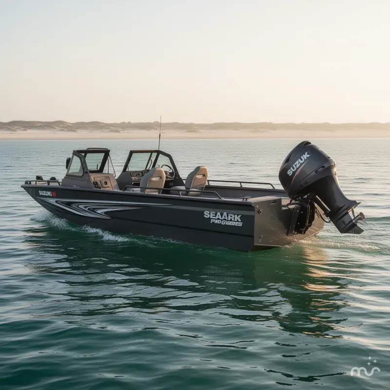 Slide: The Image of SeaArk Proguide - 300 HP Suzuki 2027 - 2