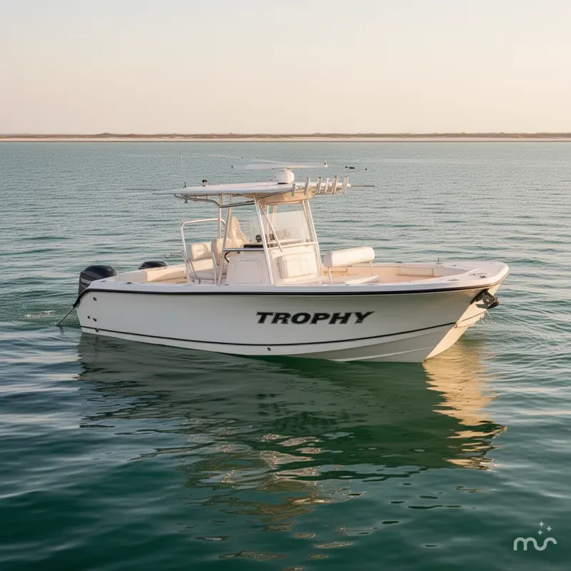 Slide: The Image of Trophy 1703 Center Console 2010 - 4