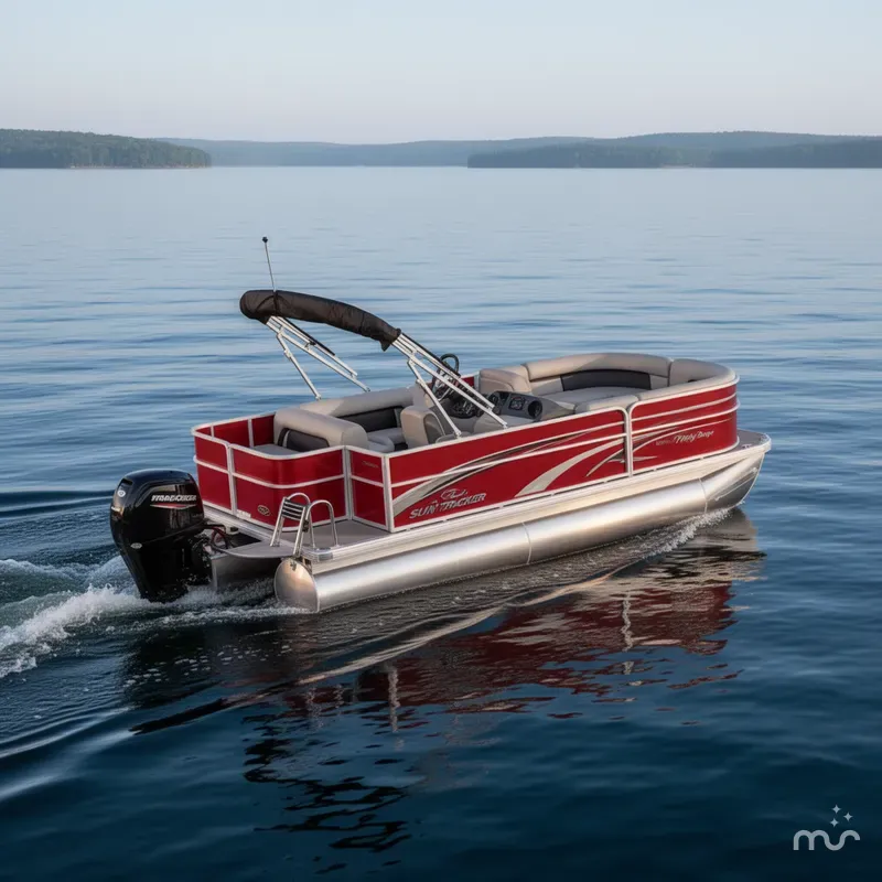 The Image of Sun Tracker Party Barge 18 DLX 2026 - 0