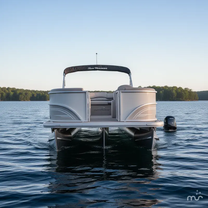 Slide: The Image of Sun Tracker Party Barge 20 DLX 2026 - 1