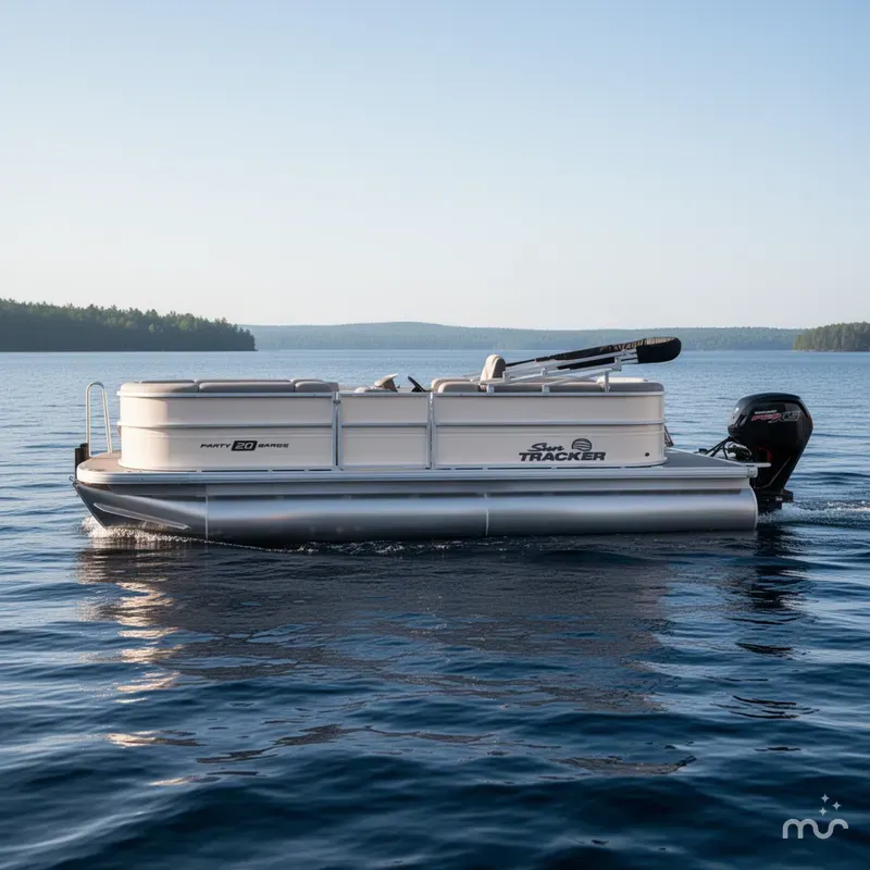 Slide: The Image of Sun Tracker Party Barge 20 DLX 2026 - 2