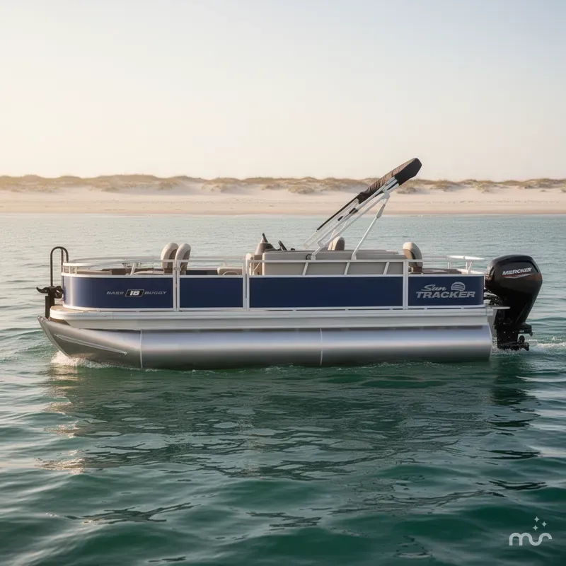 Slide: The Image of Sun Tracker Bass Buggy 18 DLX 2026 - 2