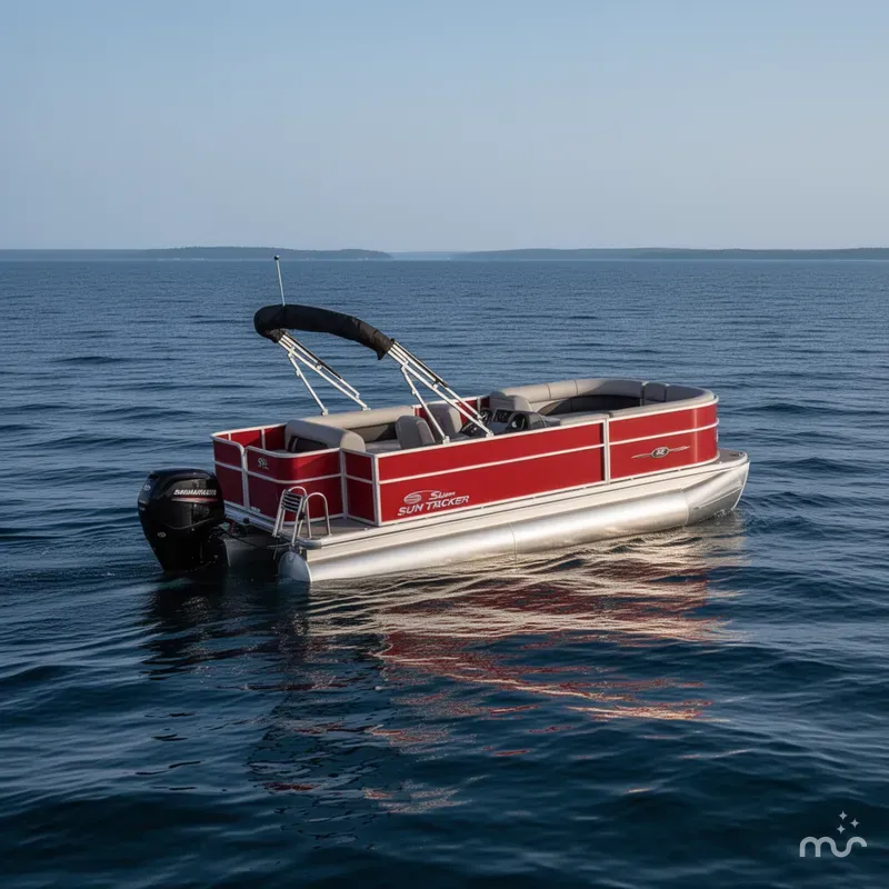 The Image of Sun Tracker Party Barge 18 DLX 2026 - 0