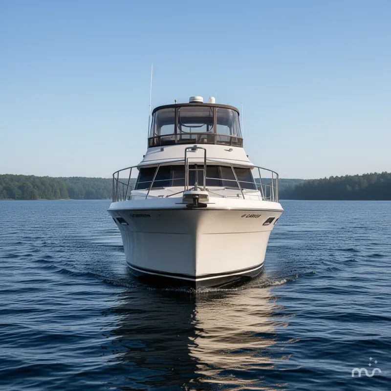 Slide: The Image of Carver Yachts 42 Motor Yacht 1986 - 1