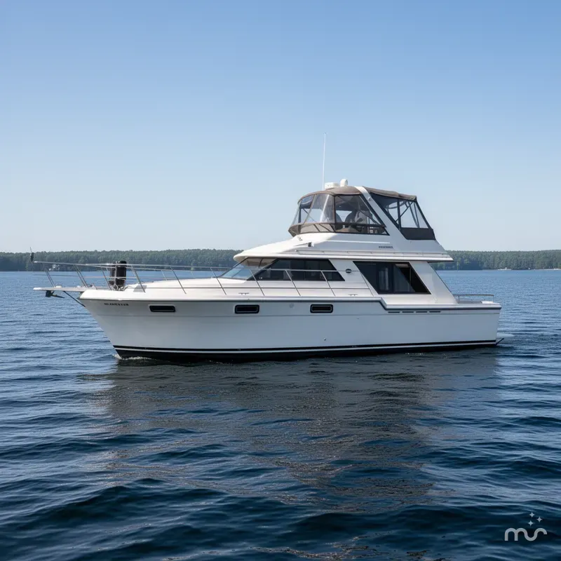 Slide: The Image of Carver Yachts 42 Motor Yacht 1986 - 2