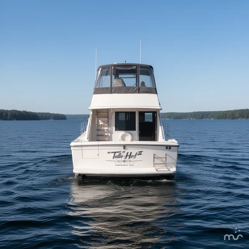 Slide: The Image of Carver Yachts 42 Motor Yacht 1986 - 3