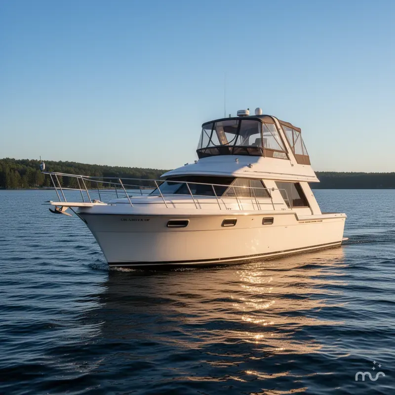Slide: The Image of Carver Yachts 42 Motor Yacht 1986 - 4