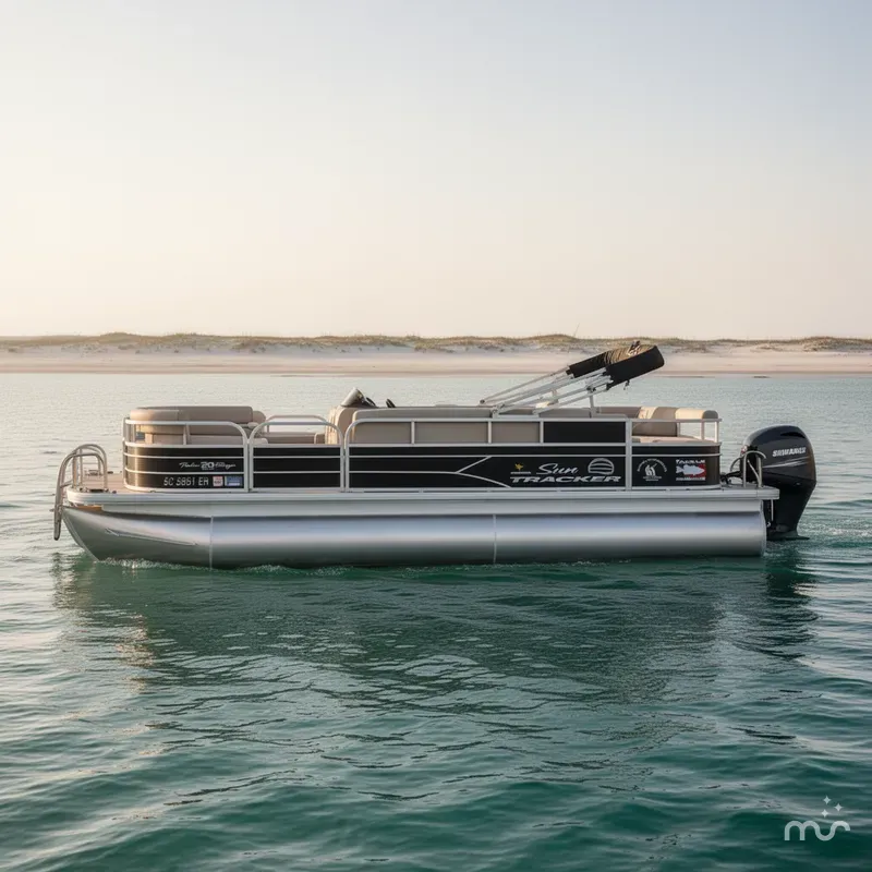 Slide: The Image of Sun Tracker Fishin' Barge 20 DLX 2017 - 2