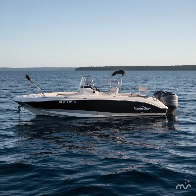 Slide: The Image of NauticStar 243DC Deck 2017 - 2