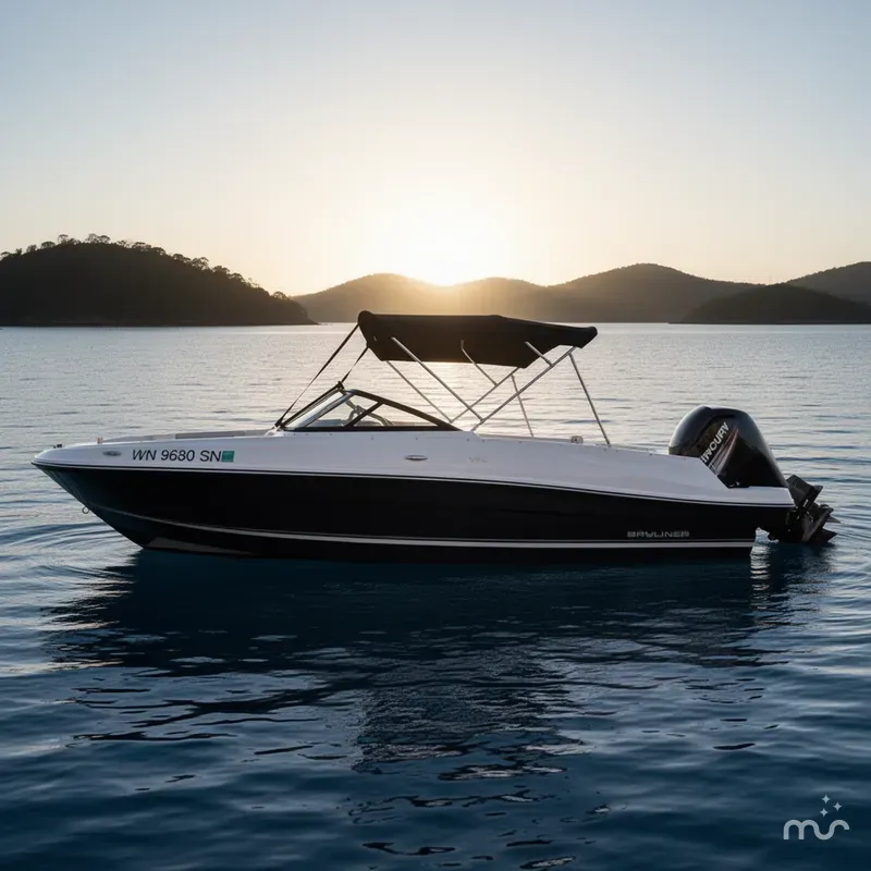 Slide: The Image of Bayliner VR4 Bowrider OB 2018 - 2