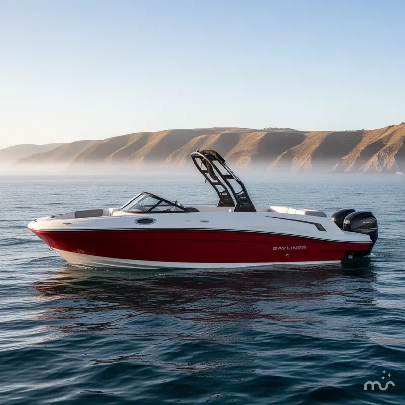 Slide: The Image of Bayliner VR6 Bowrider I/O 2026 - 2