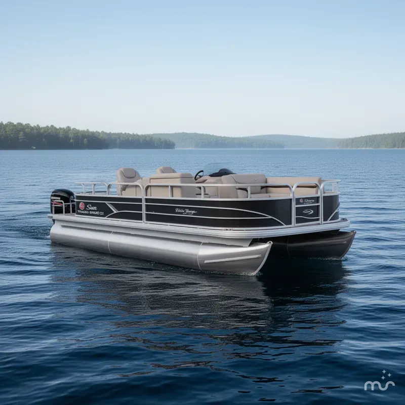Slide: The Image of Sun Tracker Fishin' Barge 20 DLX 2019 - 2