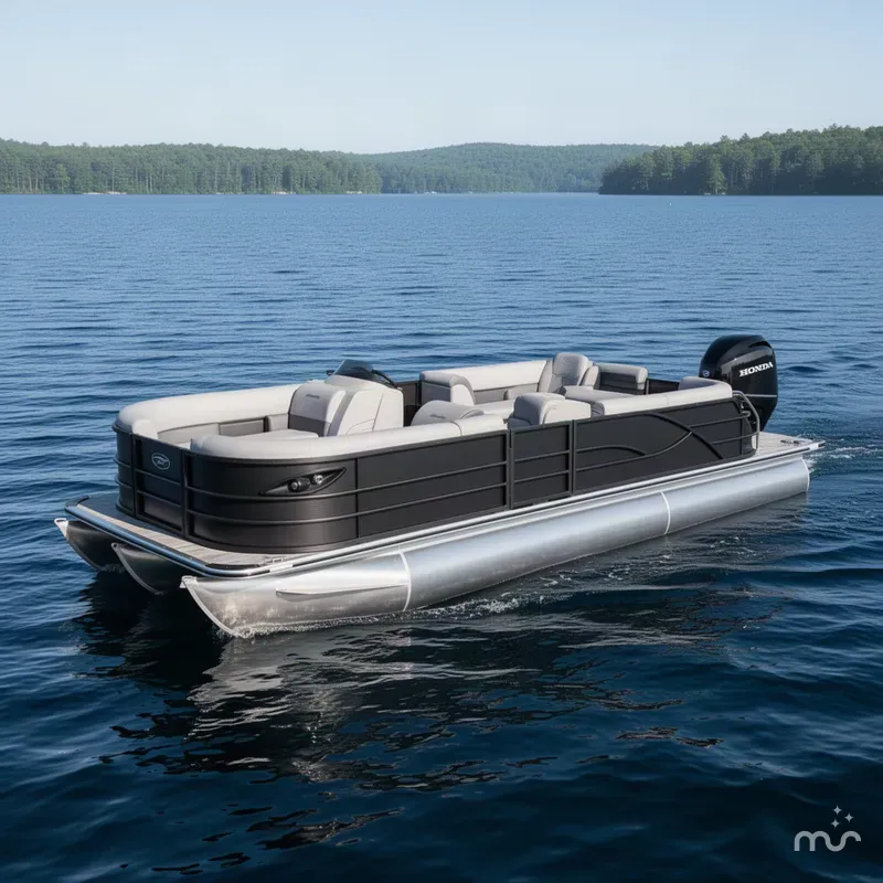 The Image of Bentley Pontoons Legacy 220 Navigator Quad Lounge & Honda 4-Stroke EFI 2026 - 0