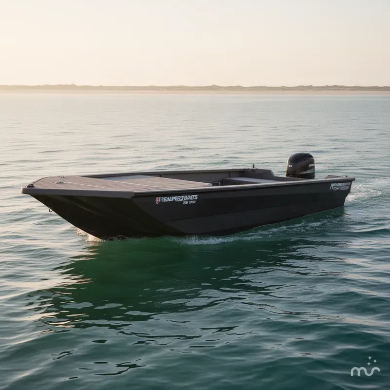 Slide: The Image of Reaper Boats 756 Step Transom 2026 - 2
