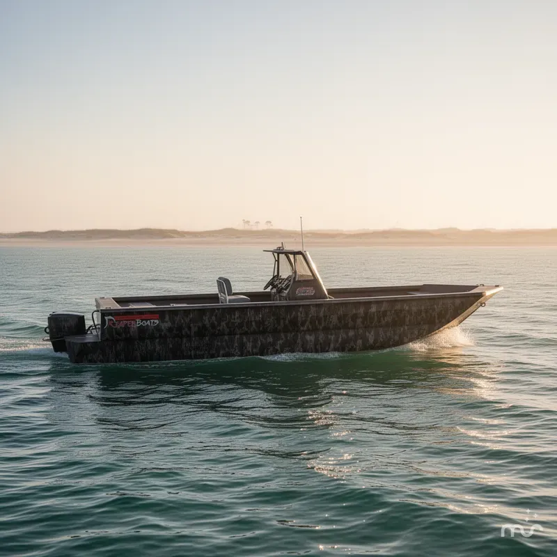 Slide: The Image of Reaper Boats 756 Step Transom 2026 - 4