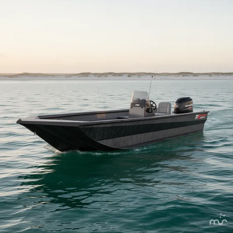 Slide: The Image of Reaper Boats 756 Step Transom 2026 - 2