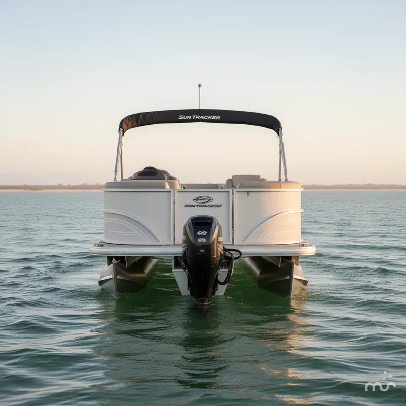 Slide: The Image of Sun Tracker Party Barge 20 DLX 2026 - 2