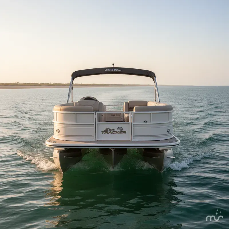 Slide: The Image of Sun Tracker Party Barge 20 DLX 2026 - 3