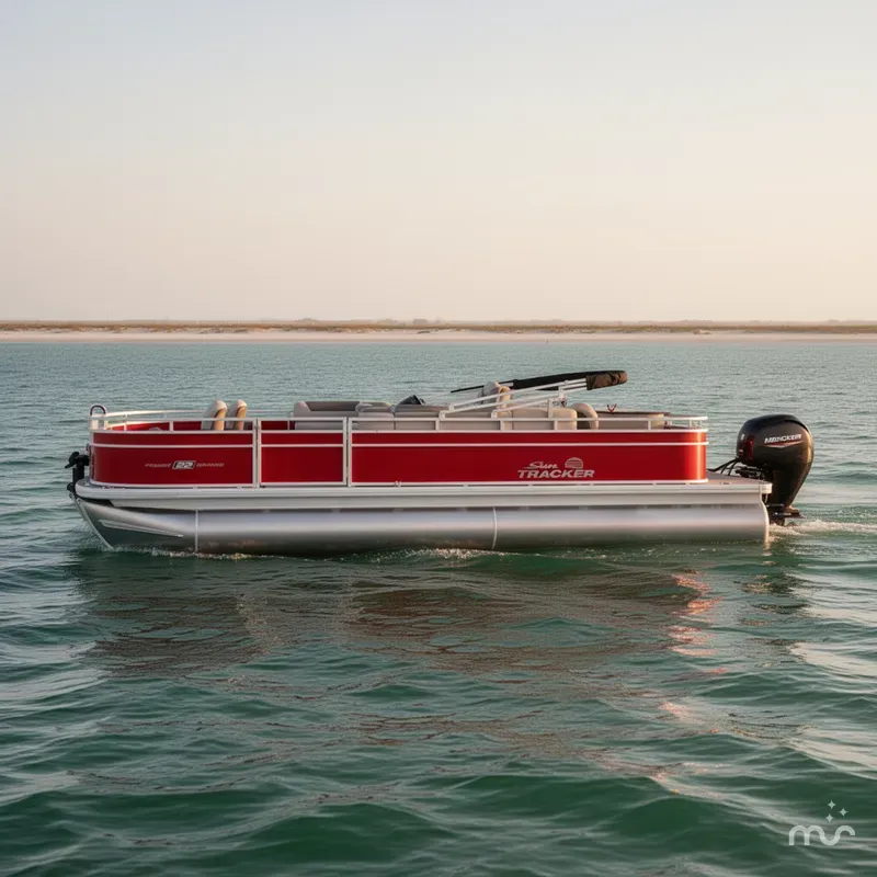 Slide: The Image of Sun Tracker Fishin' Barge 22 DLX 2026 - 1