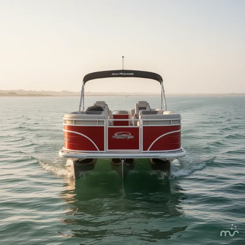 Slide: The Image of Sun Tracker Fishin' Barge 22 DLX 2026 - 2