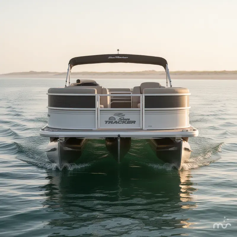 Slide: The Image of Sun Tracker Party Barge 20 DLX 2026 - 3