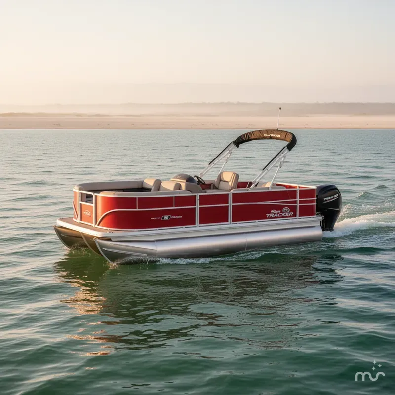 The Image of Sun Tracker Party Barge 18 DLX 2026 - 0