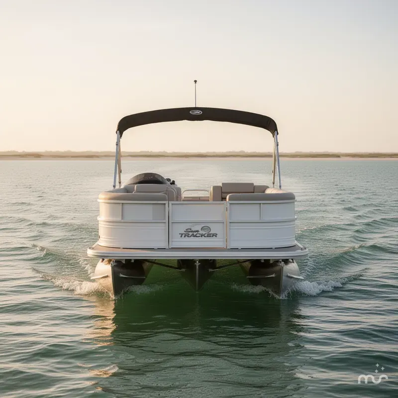 Slide: The Image of Sun Tracker Party Barge 20 DLX 2026 - 3