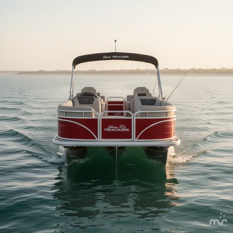 Slide: The Image of Sun Tracker Fishin' Barge 22 DLX 2026 - 1