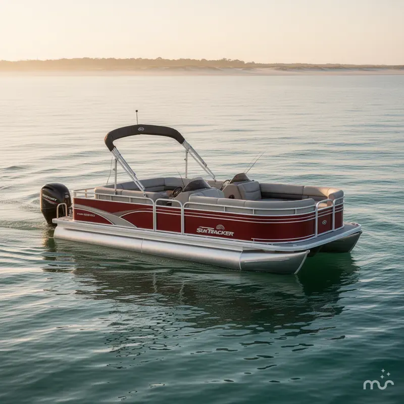Slide: The Image of Sun Tracker Fishin' Barge 22 DLX 2026 - 2