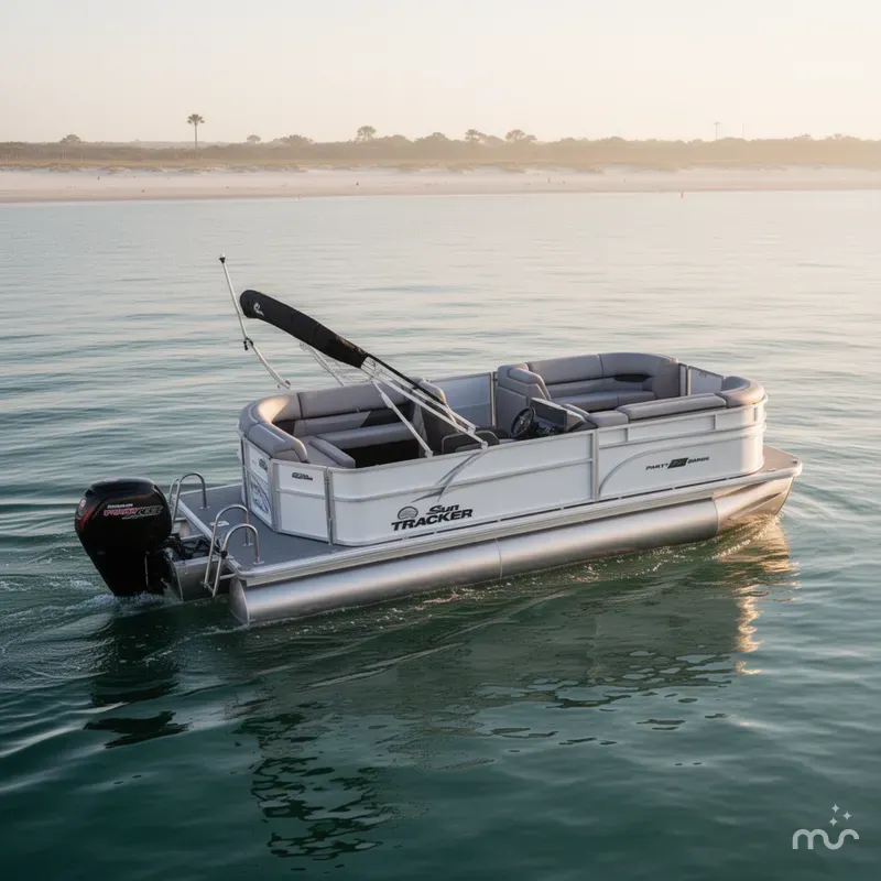 The Image of Sun Tracker Party Barge 20 DLX 2026 - 0