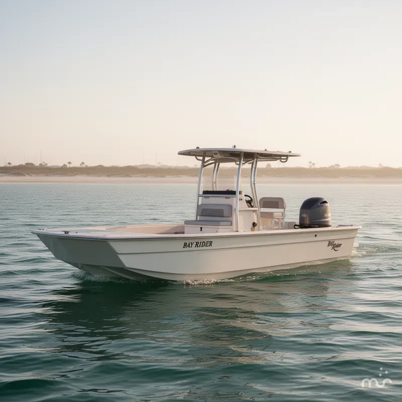 Slide: The Image of Bay Rider 2260 Skiff 2020 - 2