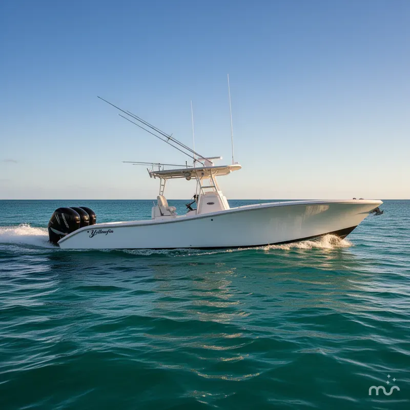 Slide: The Image of Yellowfin 34 Offshore 2006 - 2