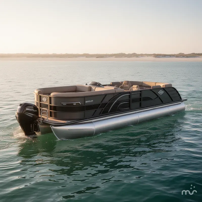 Slide: The Image of Bentley Pontoons Elite 253 Swingback 2027 - 2