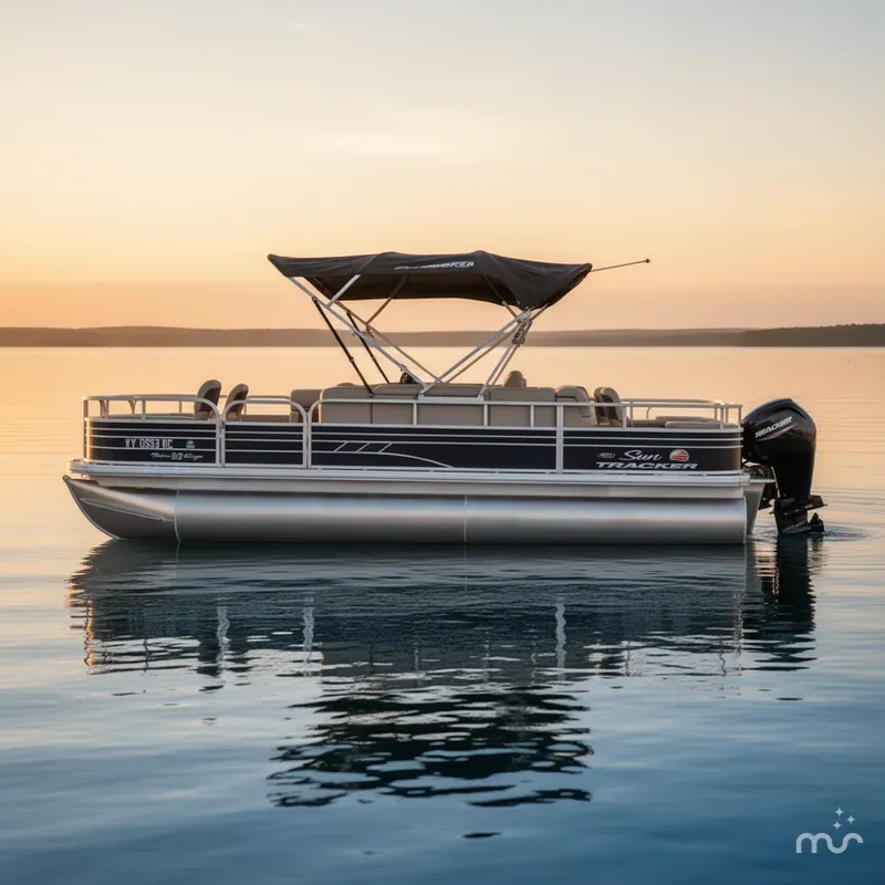 The Image of Sun Tracker Fishin' Barge 22 DLX 2021 - 0