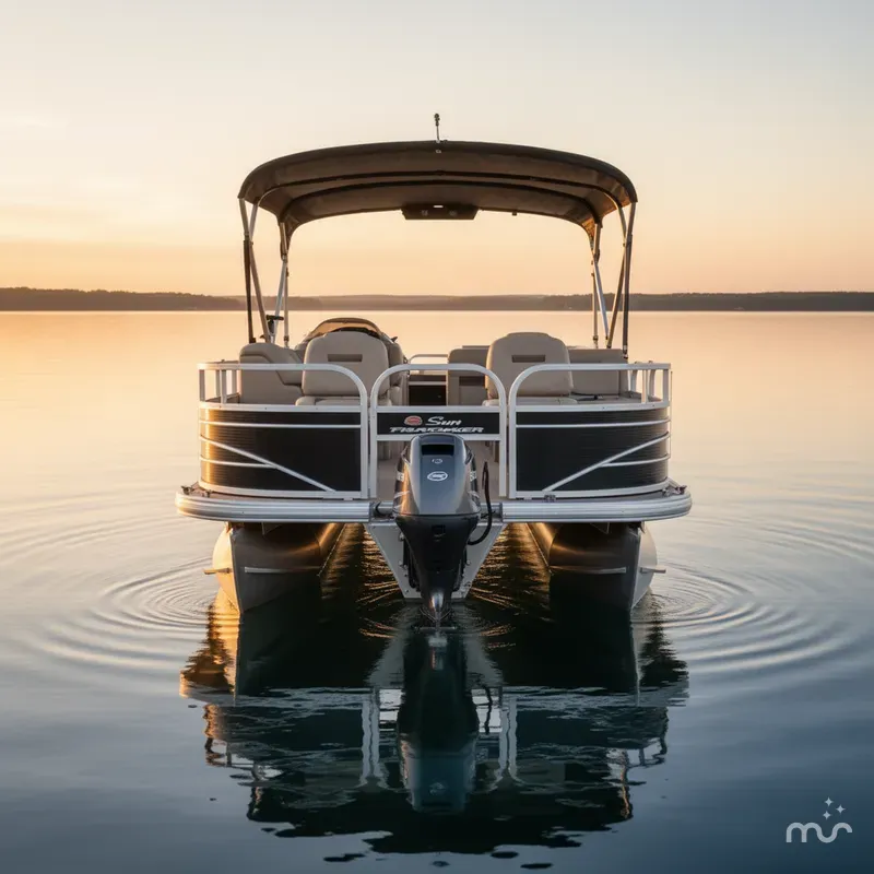 Slide: The Image of Sun Tracker Fishin' Barge 22 DLX 2021 - 1