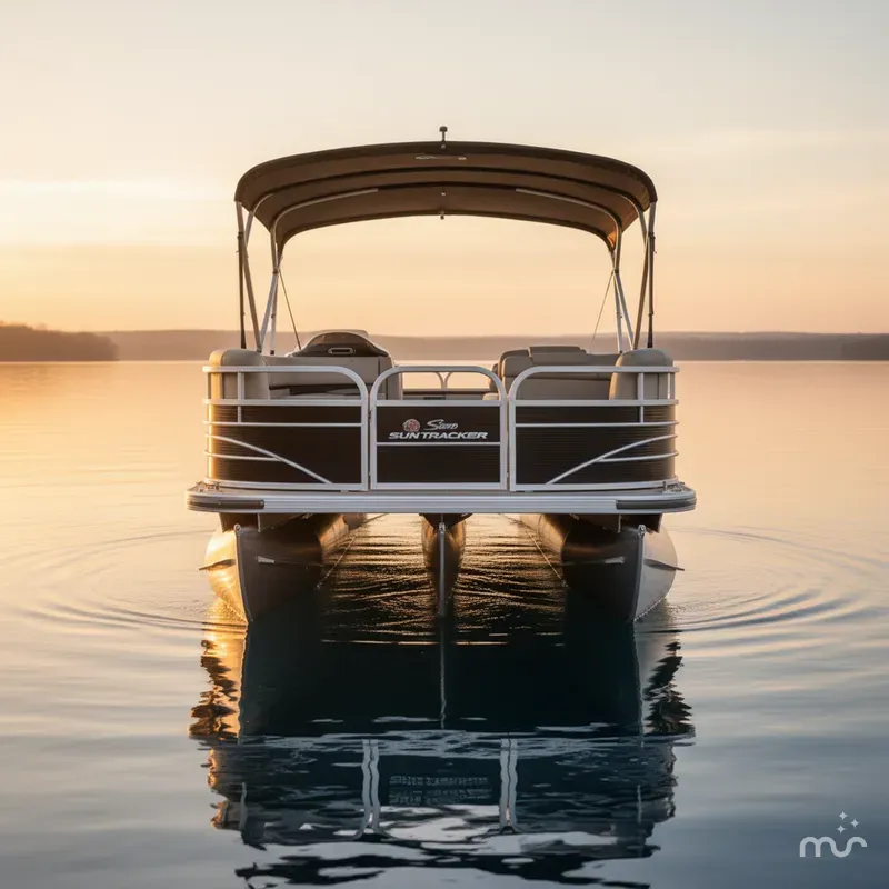 Slide: The Image of Sun Tracker Fishin' Barge 22 DLX 2021 - 2
