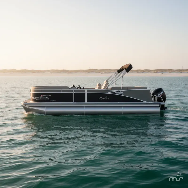 Slide: The Image of Avalon Catalina 2385QL W/Suzuki 200HP Engine And Trailer 2021 - 1