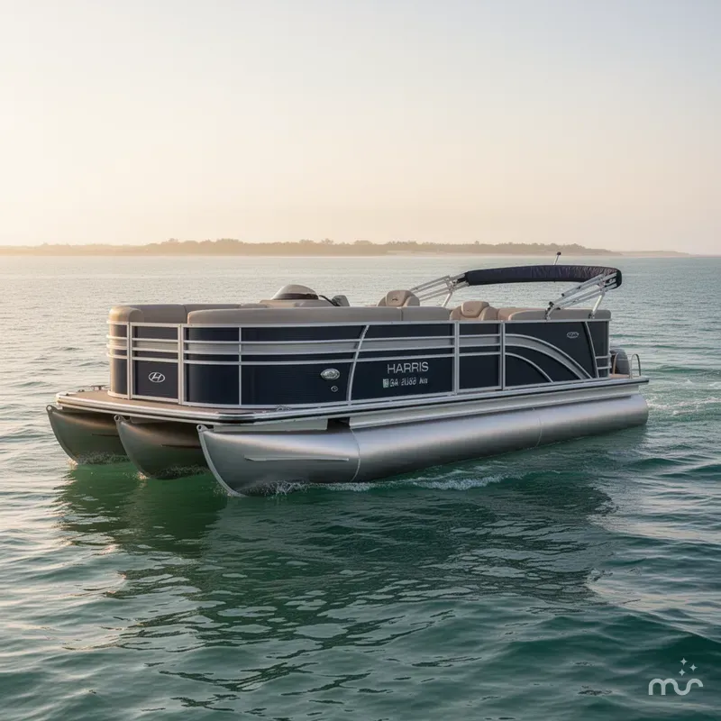 Slide: The Image of Harris Sunliner 220 TRITOON-150HP 2018 - 1