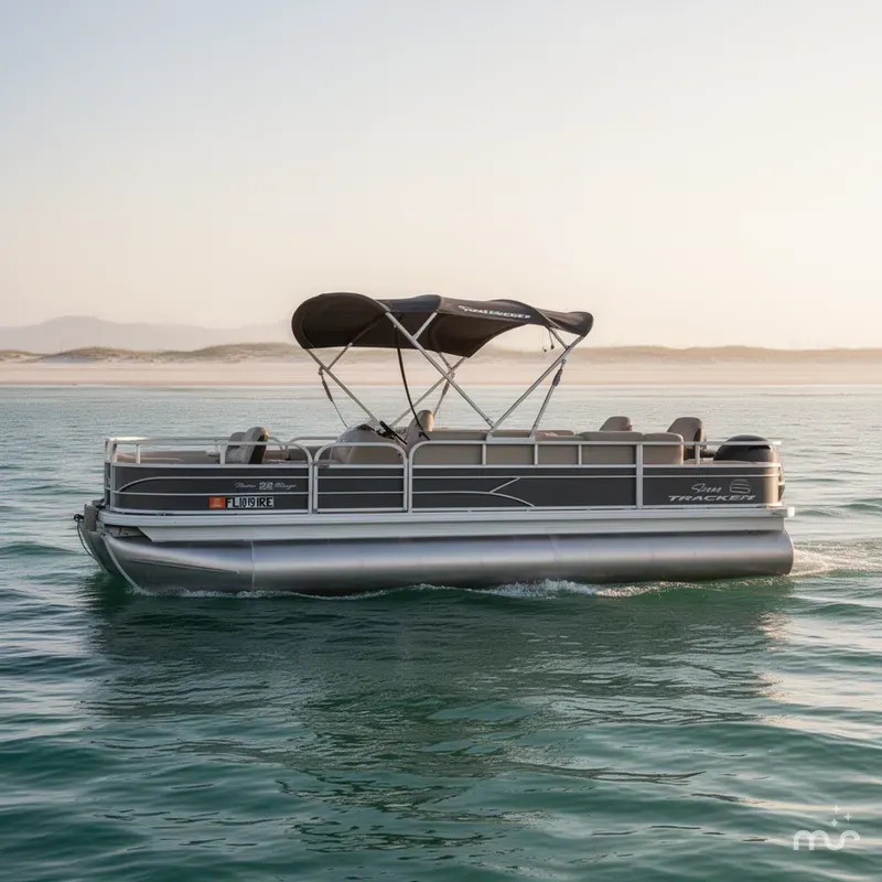 The Image of Tracker Bass Buggy 22 DLX FISHING BARGE 115HP 2017 - 0