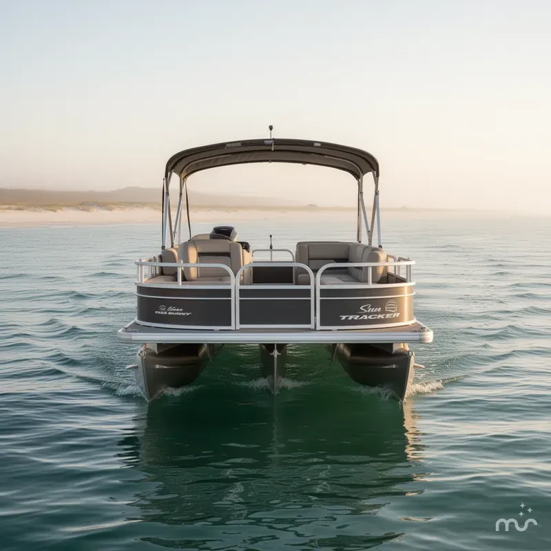 Slide: The Image of Tracker Bass Buggy 22 DLX FISHING BARGE 115HP 2017 - 1