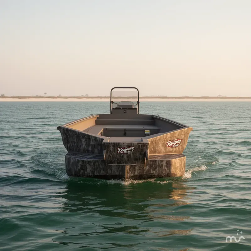 Slide: The Image of Reaper Boats 656 Step Transom 2026 - 2